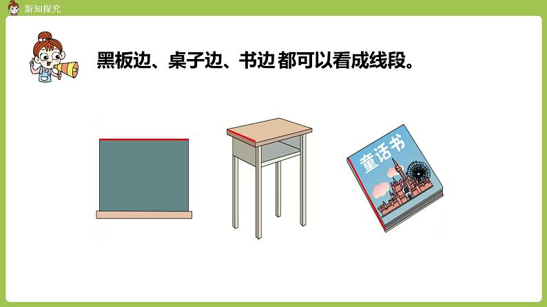 人教版教学二年级上册 第1单元  长度单位 .第三课时 认识线段课件第6页