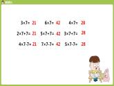 人教版教学二年级上册 第6单元  表内乘法（二）整理和复习 第二课时 整理和复习（二）课件