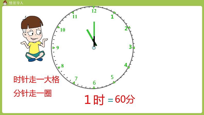 人教版教学二年级上册 第9单元  总复习 第四课时 观察物体和认识时间课件04