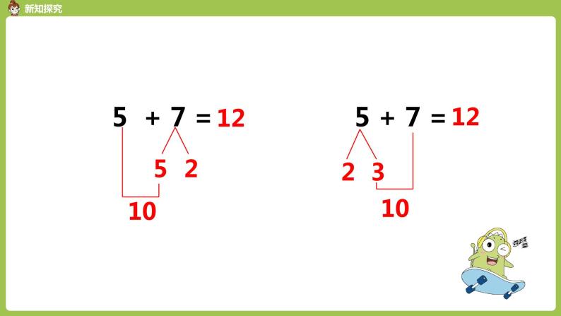 人教版 数学 一年级 上册 第8单元 20以内的进位加法 5、4、3、2加几 第一课时 5、4、3、2加几课件04