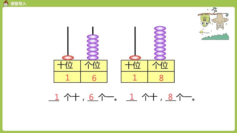 人教版 数学 一年级 上册 第9单元 总复习 第一课时 20以内的数及其加减法课件03