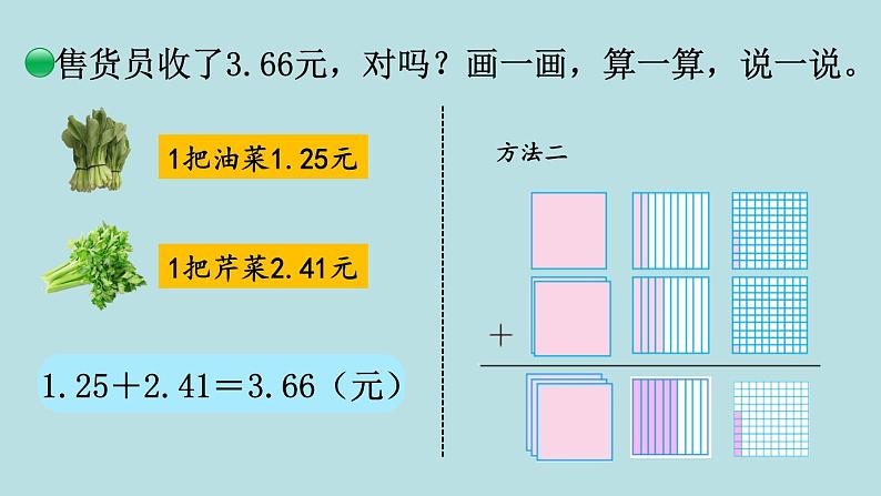 四年级北师大数学下册 第一单元  小数的意义和加减法    第5课时  买   菜课件05