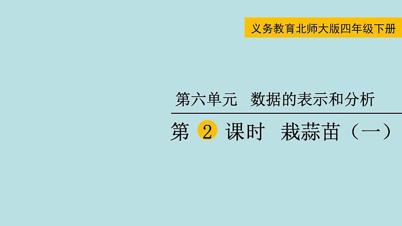 栽蒜苗（一）PPT课件免费下载01