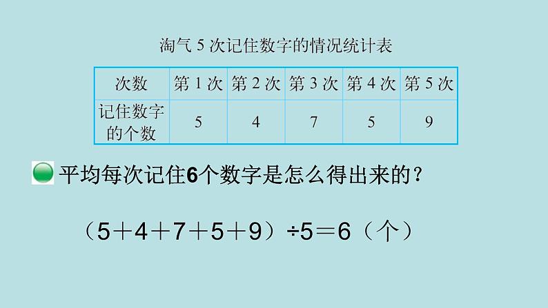 四年级北师大数学下册 第六单元  数据的表示和分析    第4课时  平均数课件05