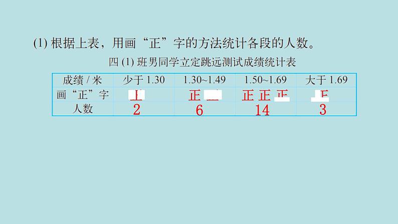 四年级北师大数学下册 第六单元  数据的表示和分析    练习六课件07