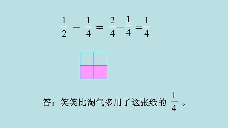 五年级北师大数学下册 第一单元  分数加减法  第1课时  折纸（1）课件07