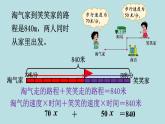 五年級北師大數(shù)學(xué)下冊 第七單元  用方程解決問題  第2課時  相遇問題課件