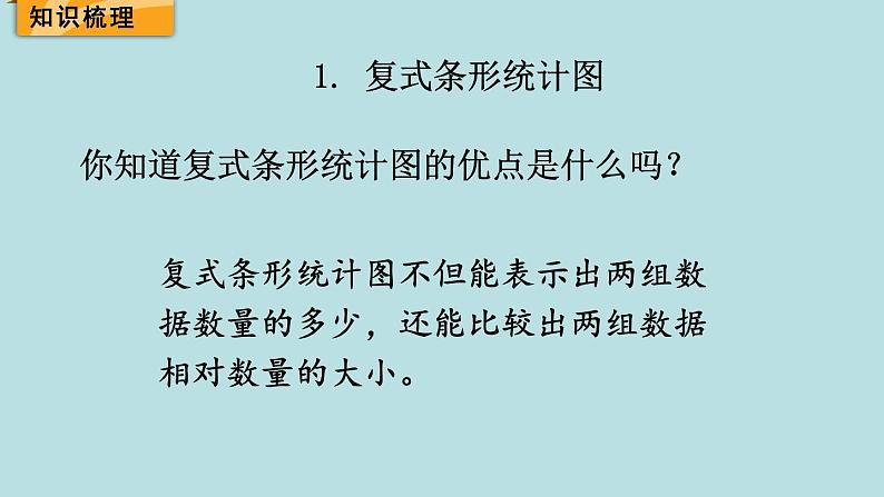 五年级北师大数学下册 总复习 统计与概率 第1课时  数据的表示和分析课件04