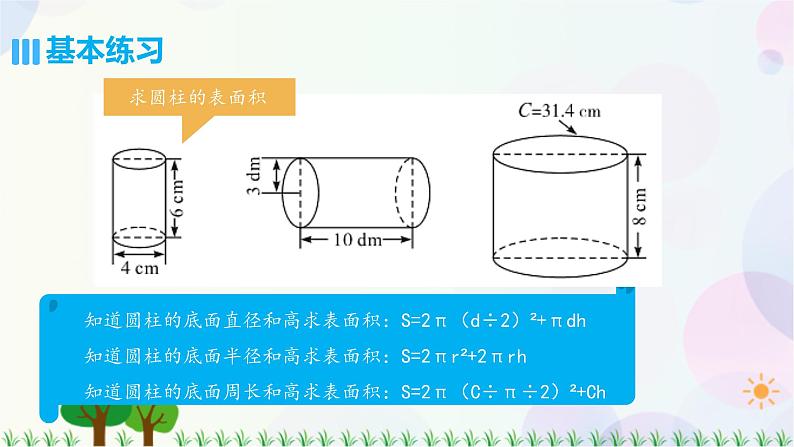 人教版六下数学 第三单元2.圆柱的表面积  教案PPT04