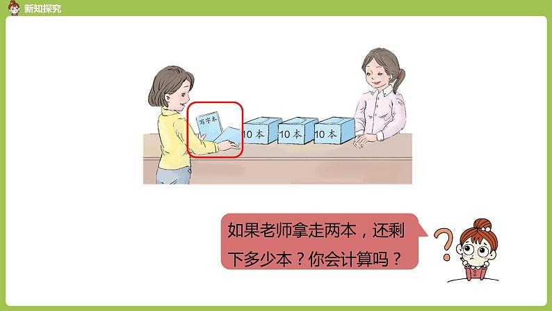 数学人教一（下）第4单元 100以内数的认识 第8课时  整十数加一位数和相应的减法 课件04