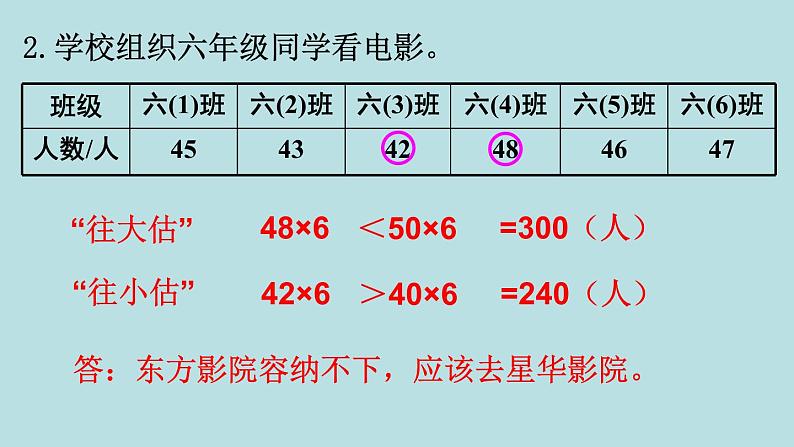 六年级北师大数学下册 总复习  数的运算 第4课时 估算 课件04