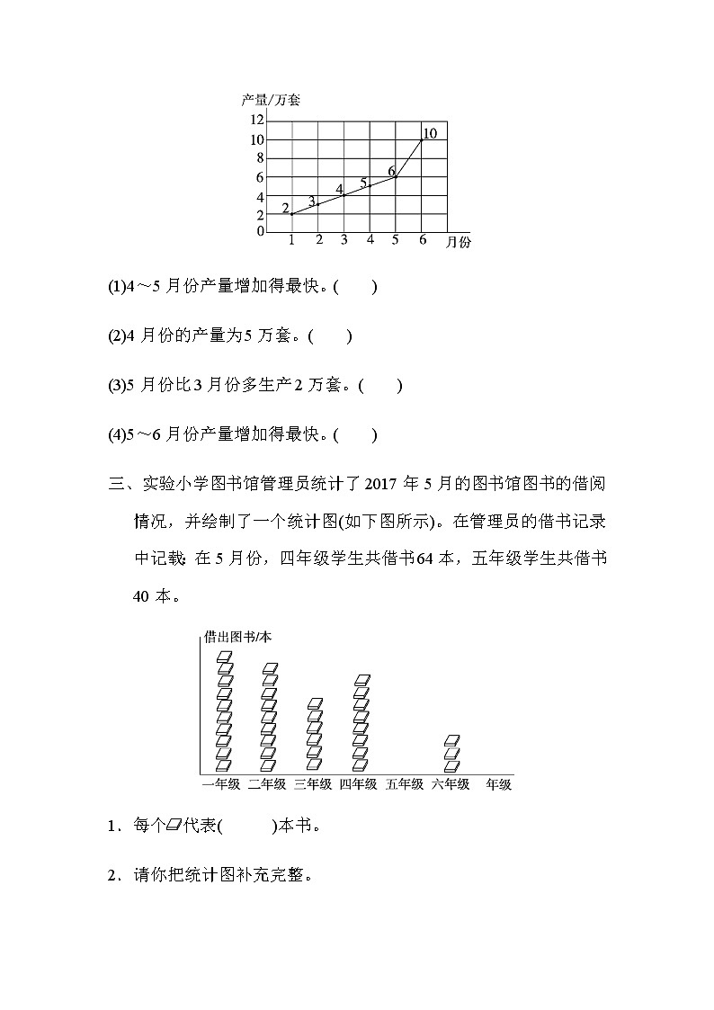 北师大版数学四年级下册第六单元测试卷第2页