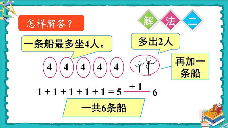 人教版二年级数学下册 6 有余数的除法 第五课时 解决问题（1）课件05