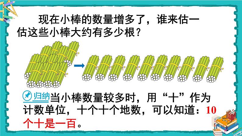 人教版二年级数学下册 7 万以内数的认识 第一课时 1000以内数的认识（1）课件04