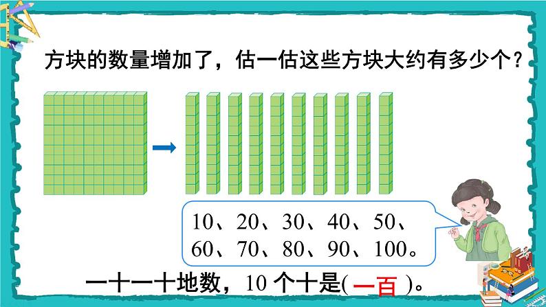 人教版二年级数学下册 7 万以内数的认识 第一课时 1000以内数的认识（1）课件07