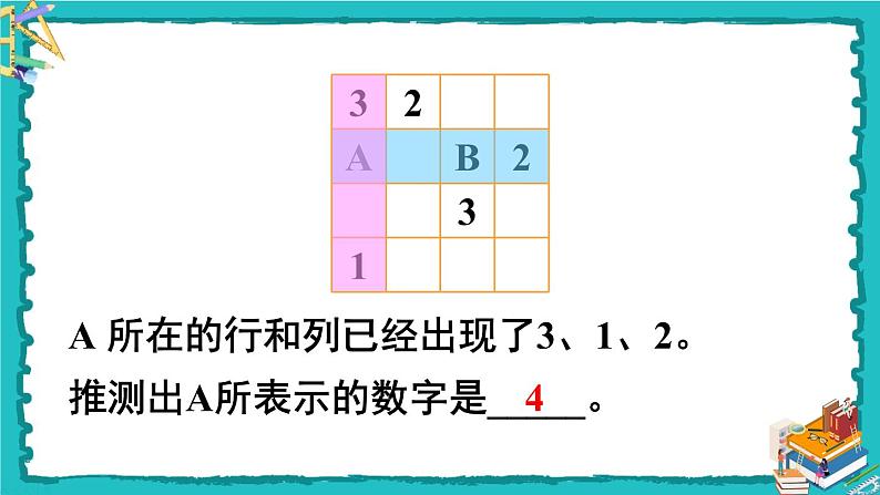 人教版二年级数学下册 9 数学广角——推理 第二课时 推理（2）课件04