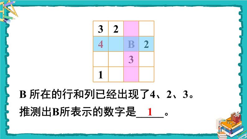 人教版二年级数学下册 9 数学广角——推理 第二课时 推理（2）课件05