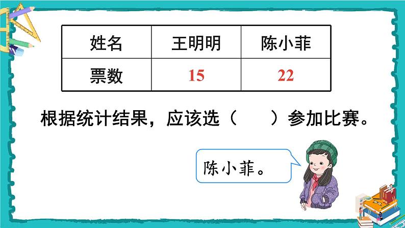 人教版二年级数学下册 1 数据收集整理 第二课时 数据收集整理（2）课件07