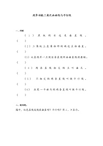 2021学年用多功能三角尺画垂线与平行线测试题