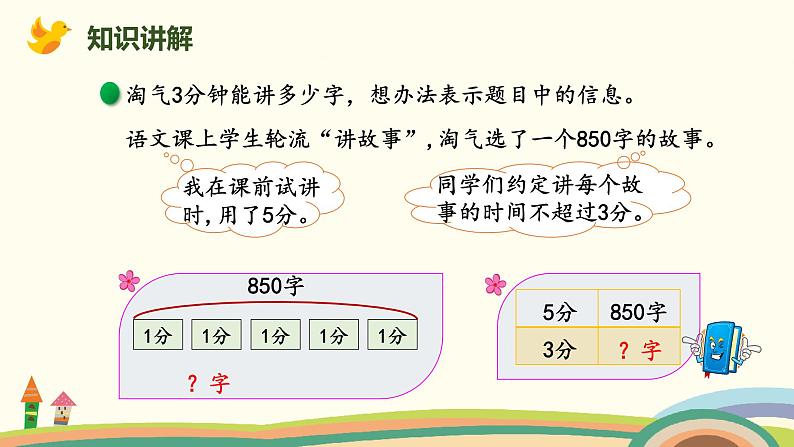 北师版小学数学三年级下册 1.9《讲故事》PPT课件03