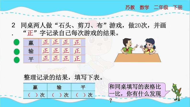 苏教版数学二年级下册：8.2《 简单数据的收集和整理》PPT课件08