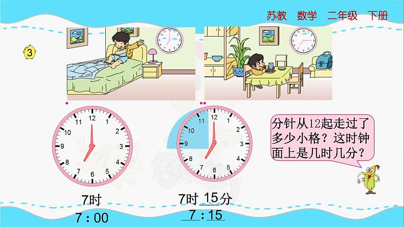 苏教版数学二年级下册：2.2《 认识几时几分》PPT课件07