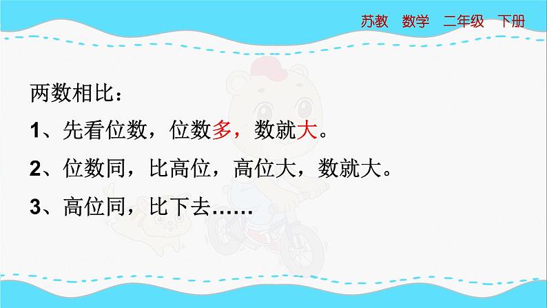 苏教版数学二年级下册：4.6《 万以内数的大小比较》PPT课件07