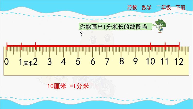 苏教版数学二年级下册：5.1《 认识分米和毫米》PPT课件06