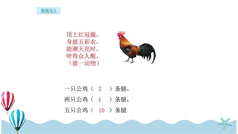 人教版数学四年级下册：9 .1《数学广角——鸡兔同笼》PPT课件02