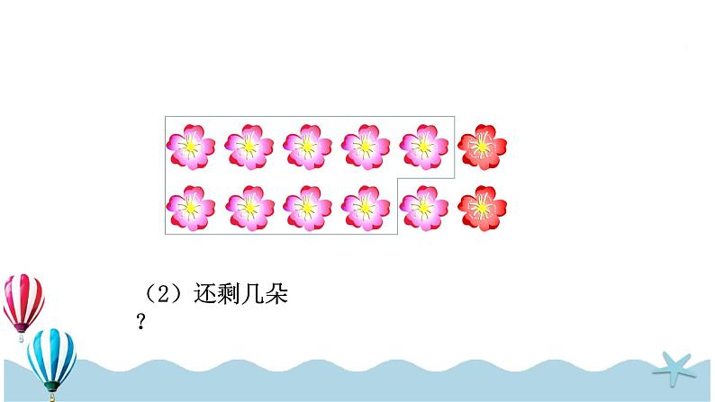 人教版数学一年级下册：2.2《十几减8》PPT课件第4页