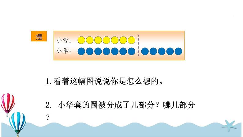 人教版数学一年级下册：2.6《 解决问题（2）》PPT课件05