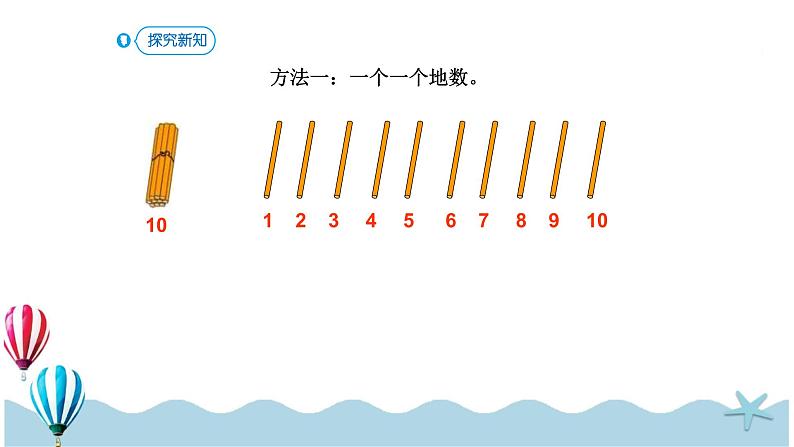 人教版数学一年级下册：4.1《数数 数的组成》PPT课件第6页