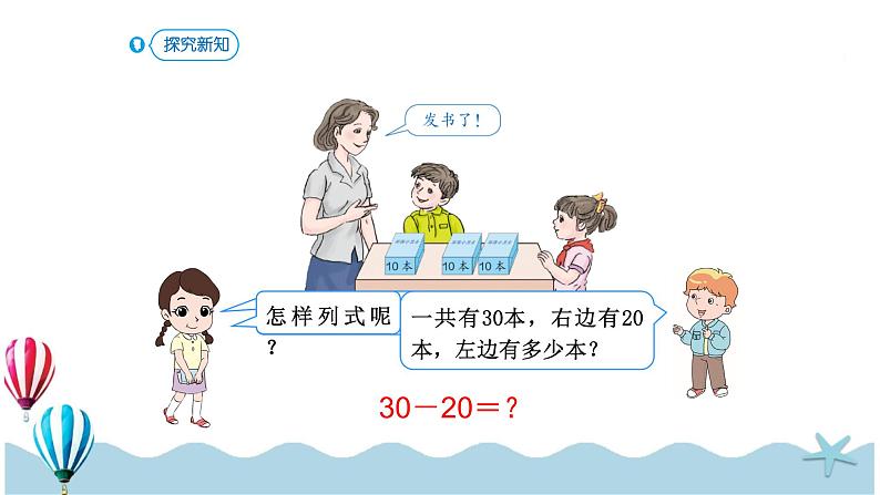 人教版数学一年级下册：6.1《整十数加减整十数》PPT课件第5页