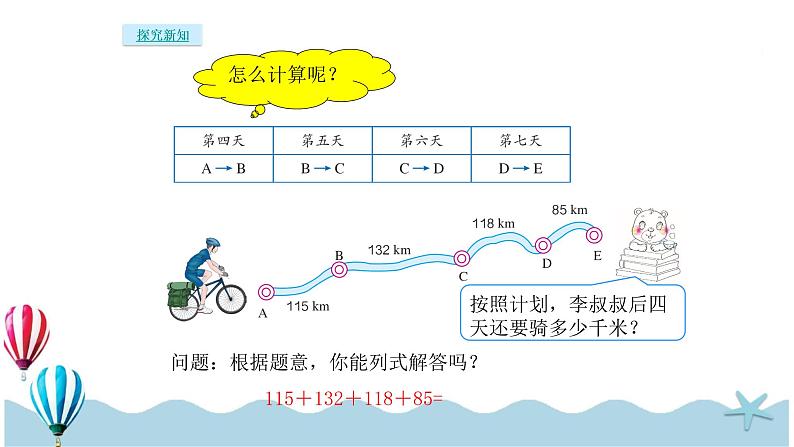 人教版数学四年级下册：3.2《加法运算定律的应用》PPT课件05