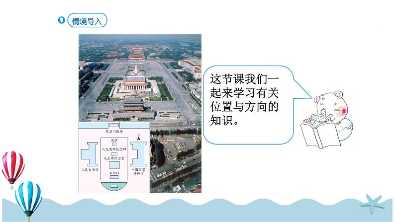 人教版数学三年级下册：1.1《认识东、南、西、北》PPT课件03