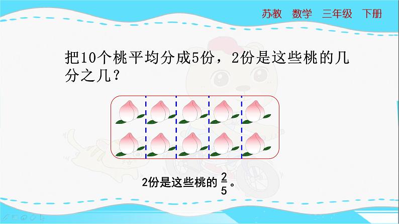 苏教版三年级下册：7.3《认识几分之几》PPT课件07