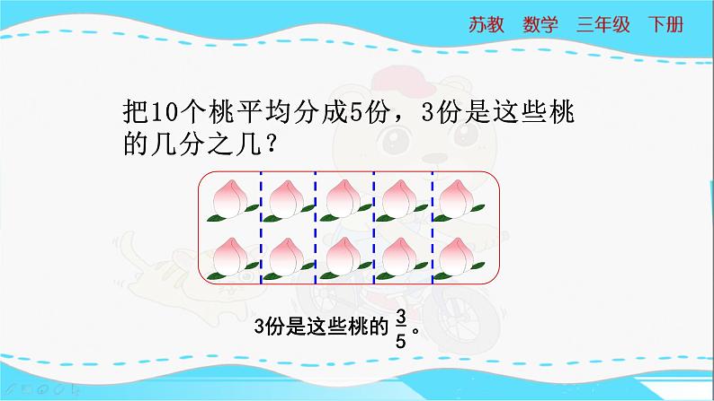 苏教版三年级下册：7.3《认识几分之几》PPT课件08