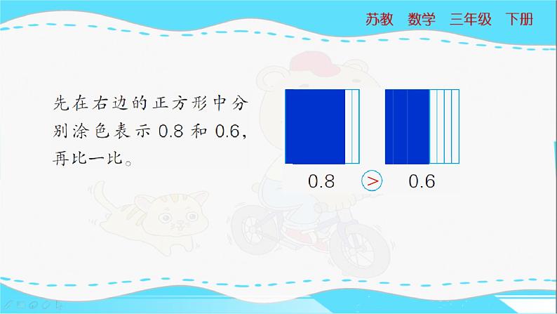 苏教版三年级下册：9.2《小数的大小比较》PPT课件07