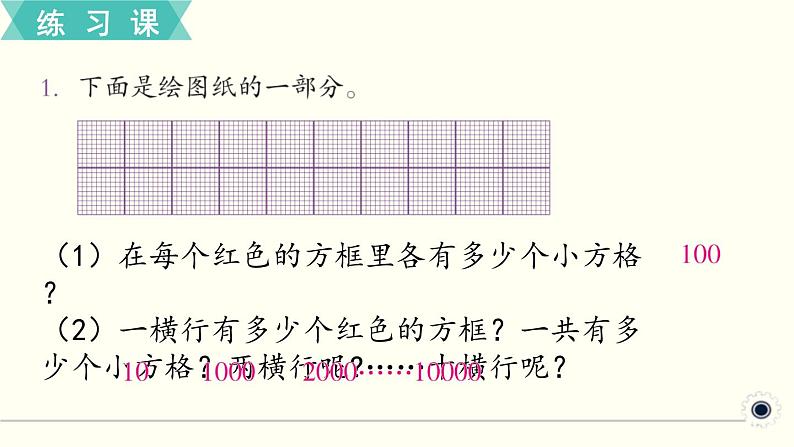 人教版数学二下 练习十七 万以内数的认识（2）PPT课件02