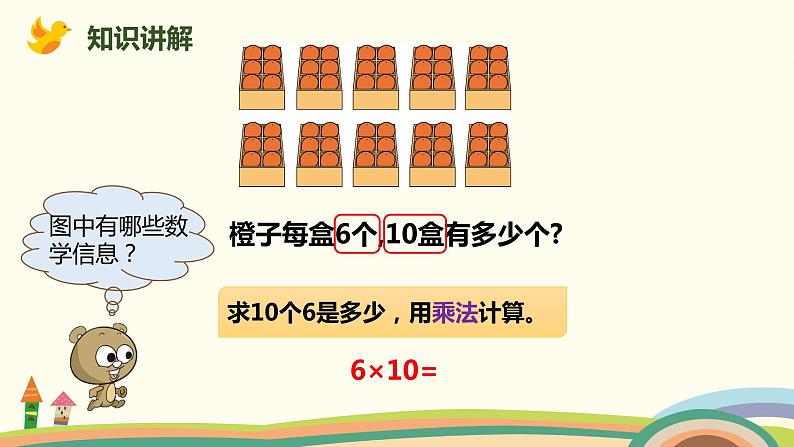 人教版小学数学三年级下册 4.2《口算乘法（两位数乘整十、整百数）》PPT课件03