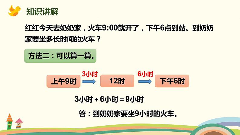 人教版小学数学三年级下册 6.4《简单时间的计算》PPT课件05