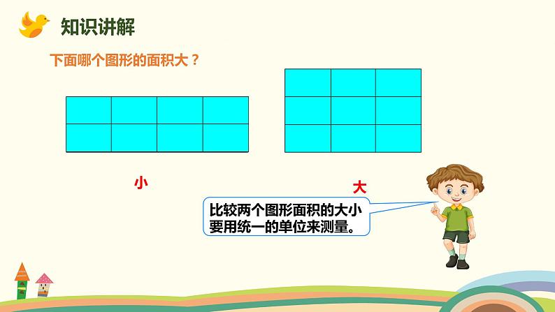 人教版小学数学三年级下册 9.5《图形与几何（面积）》PPT课件05