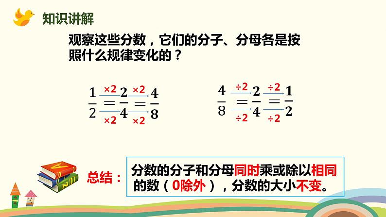 人教版小学数学五年级下册 4.6《分数的基本性质》PPT课件05