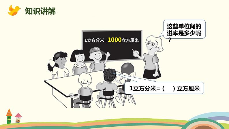 人教版小学数学五年级下册 3.8《体积单位间的进率》PPT课件05