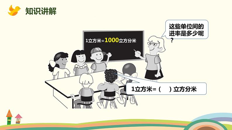 人教版小学数学五年级下册 3.8《体积单位间的进率》PPT课件07