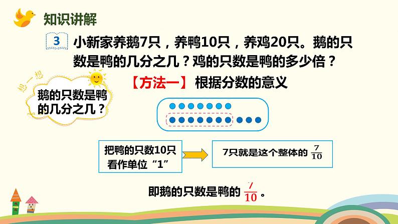 人教版小学数学五年级下册 4.3《求一个数是另一个数的几分之几》PPT课件03