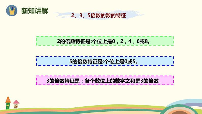 人教版小学数学五年级下册 9.1《数与代数（因数与倍数）》PPT课件04