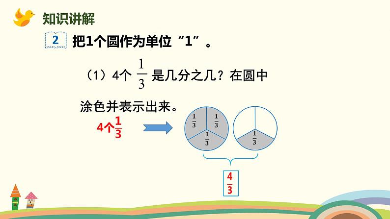 人教版小学数学五年级下册 4.4《真分数和假分数》PPT课件06