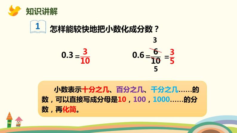 人教版小学数学五年级下册 4.13《分数和小数的互化》PPT课件05