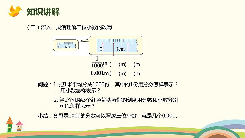 人教版小学数学四年级下册 4.1《小数的意义》PPT课件06